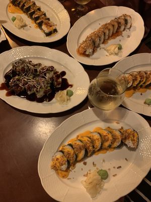 sushi selection  at ŠMAK in Bratislava