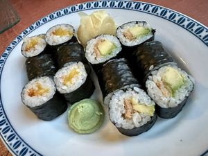 Mango roll & avocado roll   at ŠMAK in Bratislava