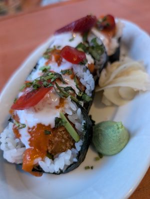 Sushi of the day at ŠMAK in Bratislava