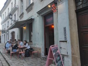 Outside at ŠMAK in Bratislava