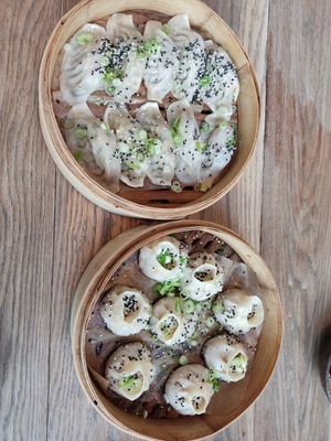 Vegan dumplings at Dim Sum Spot - Anděl in Prague