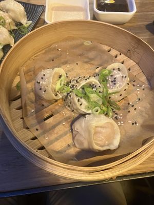 Filled with vegan „duck" at Dim Sum Spot - Anděl in Prague