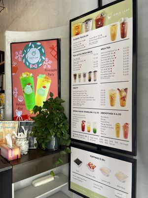 Menu  at GOLD LEAF in Manly