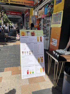 Menu  at GOLD LEAF in Manly