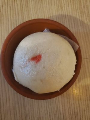 Sweet red bean bao at Dum Dum - Dumpling Shop in Quito