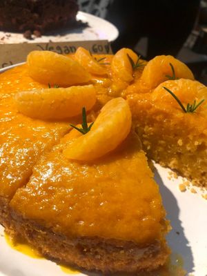 Orange cake at Vegan Cake in Pai
