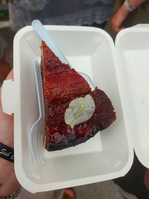 Banana chocolate cake at Vegan Cake in Pai