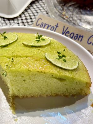Lime vegan cake (60 THB)  at Vegan Cake in Pai