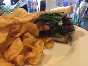 Vegan BLT with avocado  at Depot Tavern in Minneapolis