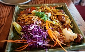 Karaage Noodles at Thaiger in Auckland