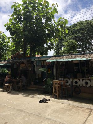 outside  at Dacha Tree Cafe, Gallery and Deli  in Pai