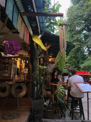 the vibes!!!  at Dacha Tree Cafe, Gallery and Deli  in Pai