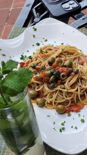 Pasta Tomato and Olive at SAPORI ITALIANI in Trinidad