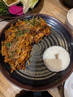 Dubu lachebokkeum at Mr Ho in Buenos Aires