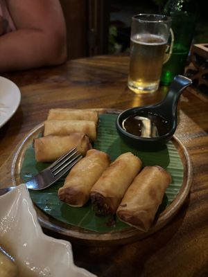 Vegetable spring rolls   at Paradise Pearl in Koh Phi Phi