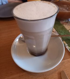Veganer Chai mit Hafermilch at Café Eders in Zirndorf