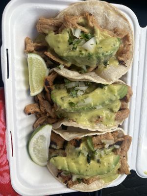Mexican Street Tacos  at Earth Aloha Eats in Kihei