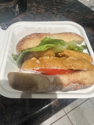 Fish Filet Sandwich  at Earth Aloha Eats in Kihei