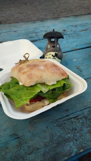 Spicy Chicken Sandwich #Veganuary at Earth Aloha Eats in Kihei