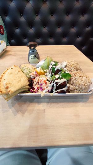 Greek Plate #Veganuary at Earth Aloha Eats in Kihei