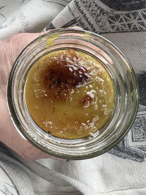 Crème brûlée   at Earth Aloha Eats in Kihei