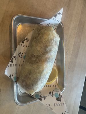 Grilled chicken wrap  at Earth Aloha Eats in Kihei