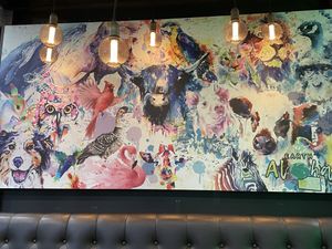  Beautiful mural  at Earth Aloha Eats in Kihei