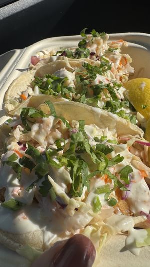 Fish tacos 🌮   at Earth Aloha Eats in Kihei