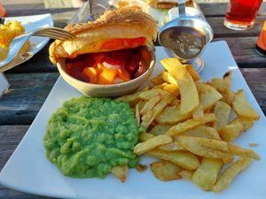 Inside the pie 👀 at The Plough in Sheffield