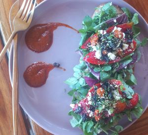 baba ganoush toast (small) at Feed your Soul in Phan Thiet