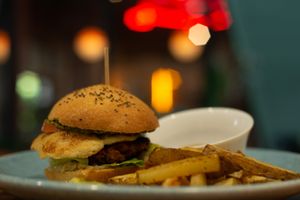 CORAJE Hamburguer 
 at Coraje Vegan in Medellin