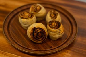 Cinnamon Roll at Coraje Vegan in Medellin