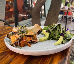 Lasagna de menú de viernes. Mágico   at Coraje Vegan in Medellin