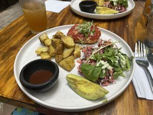 Today’s menu 🥰  at Coraje Vegan in Medellin