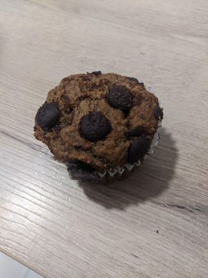 Muffin Banana Bun (5.000 COP) - 4/5 at Coraje Vegan in Medellin