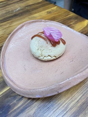 Buñuelo 7.5/10  at Coraje Vegan in Medellin