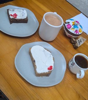 P at Coraje Vegan in Medellin