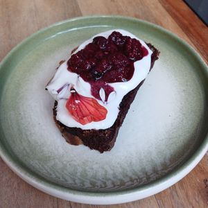 Torta marmolada, 10/10 at Coraje Vegan in Medellin
