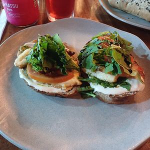 Tostada Tutti, 10/10 at Coraje Vegan in Medellin