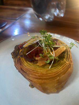 I forget the name of this but it’s a tomato pesto galette, or something like that. One of the best things I’ve ever tried. at Coraje Vegan in Medellin