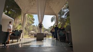 Entrance to the Jaya House River Park at Jaya House River Park in Siem Reap