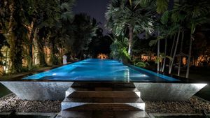 Hotel pool at Jaya House River Park in Siem Reap