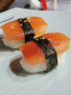 Tomato inari at ARITO - Japanese Vegetarian Fusion in Bangkok