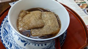 Kitsune soba at ARITO - Japanese Vegetarian Fusion in Bangkok