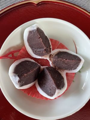 Daifuku red bean  #Veganuary at ARITO - Japanese Vegetarian Fusion in Bangkok
