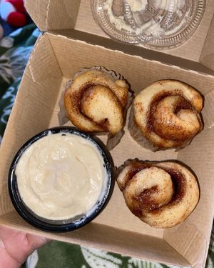 Baby buns with coffee icing   at Cinnaholic in Marlton