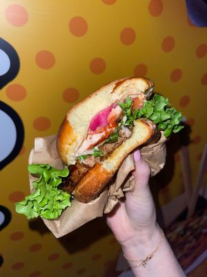 Earth burger  at Earth Burger - Oomi Kitchen  in Dallas