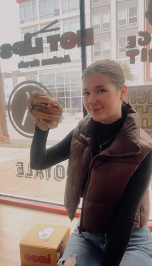 Ranchero burger   at Earth Burger - Oomi Kitchen  in Dallas