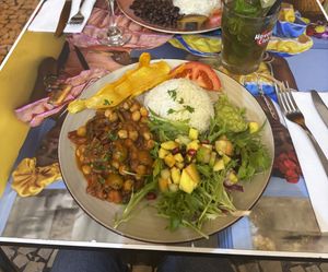 Vegan dish   at MadCuba in Funchal