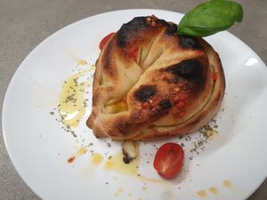 Pizza with Heart at Topolino Pizza & Grill in Essen